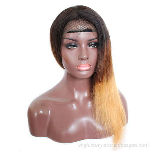 Xuchang indian raw hair vendors, aliexpress online shopping 1b/4/27 colored lace wigs